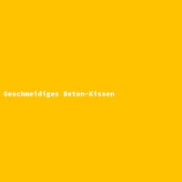 Geschmeidiges Beton-Kissen