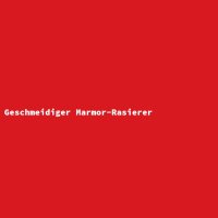 Geschmeidiger Marmor-Rasierer