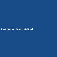 Rustikaler Granit-Bikini