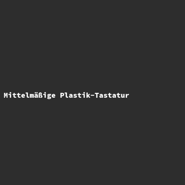 Mittelm&auml;&szlig;ige Plastik-Tastatur