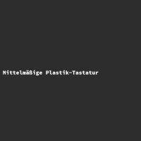Mittelm&auml;&szlig;ige Plastik-Tastatur