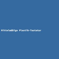Mittelm&auml;&szlig;ige Plastik-Tastatur