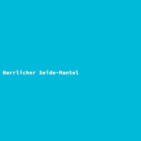 Herrlicher Seide-Mantel