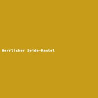 Herrlicher Seide-Mantel