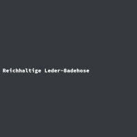 Reichhaltige Leder-Badehose