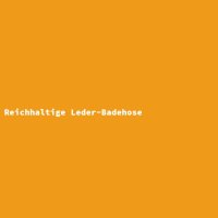 Reichhaltige Leder-Badehose