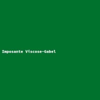 Imposante Viscose-Gabel