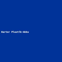 Harter Plastik-Akku