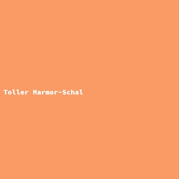 Toller Marmor-Schal