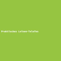 Praktisches Leinen-Telefon