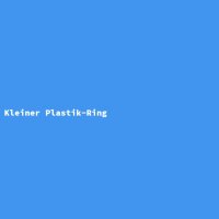 Kleiner Plastik-Ring
