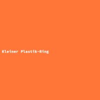Kleiner Plastik-Ring